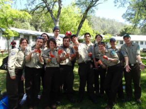 wilderness first aid training course with CCC