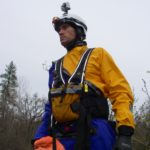 Berry at the Swiftwater Rescue Advanced Technician course