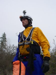 Berry at the Swiftwater Rescue Advanced Technician course