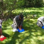Wilderness first aid course with boy scouts in coloma