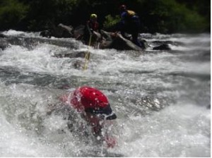 foot entrapment swift water rescue class