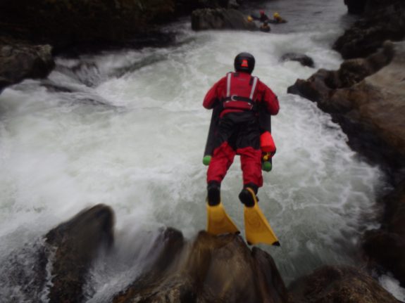 river board used for swiftwater rescue